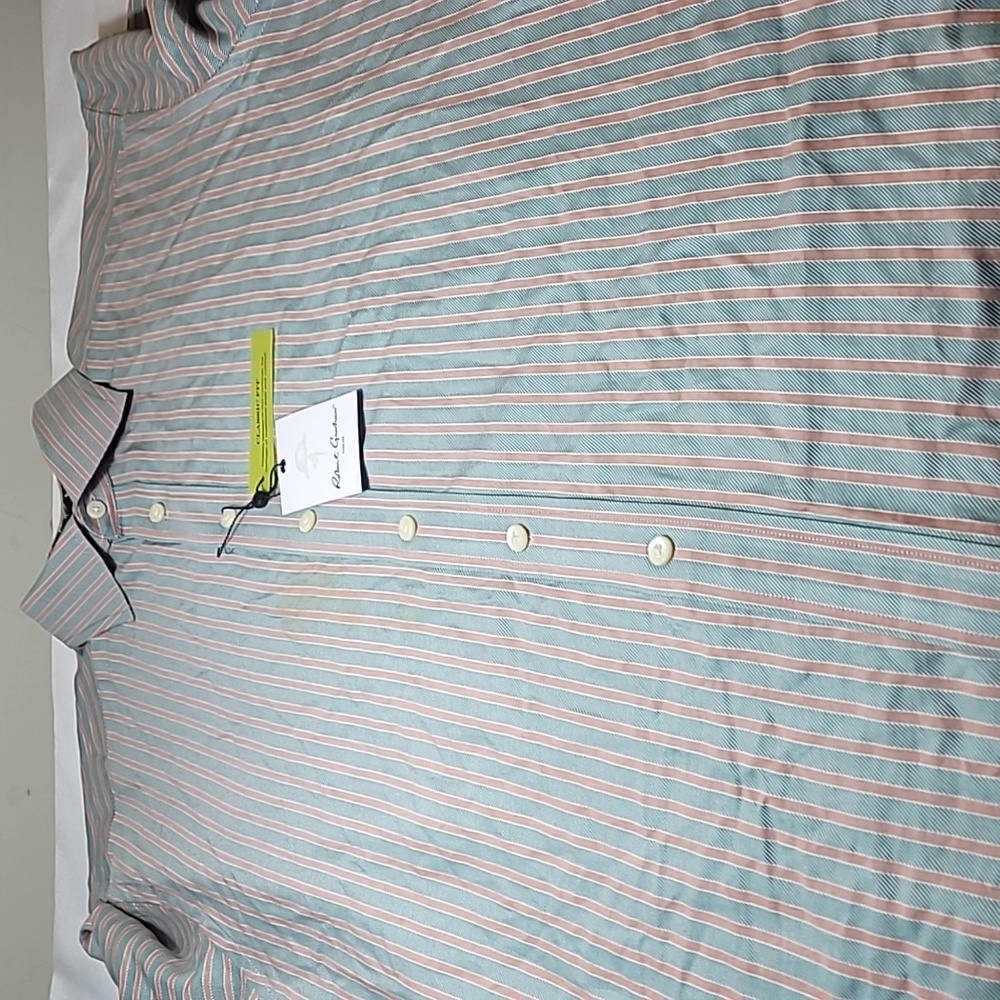 Robert Graham multi colored striped dress shirt size (XL) NWT